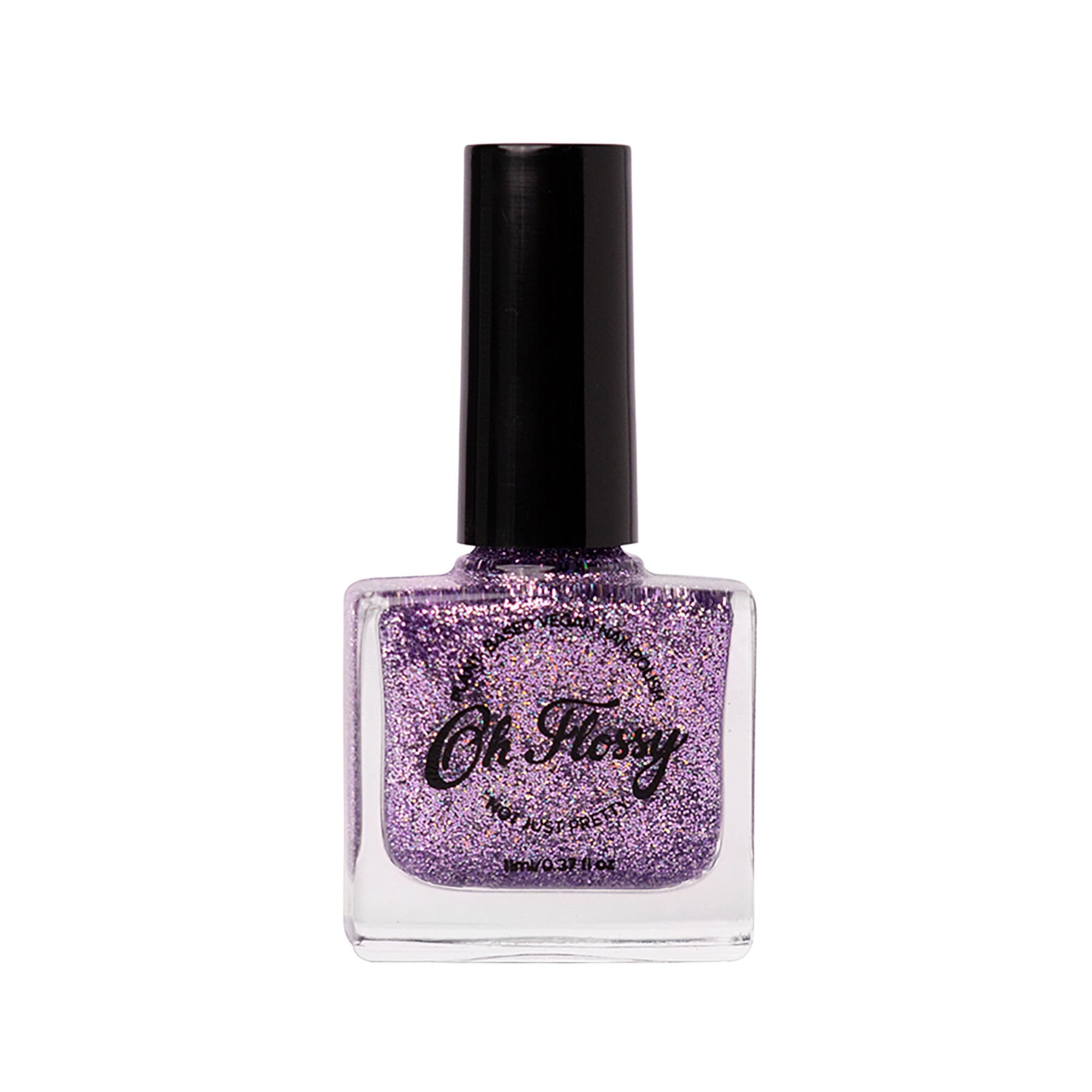 Oh Flossy Nail Polish - Purple Glitter